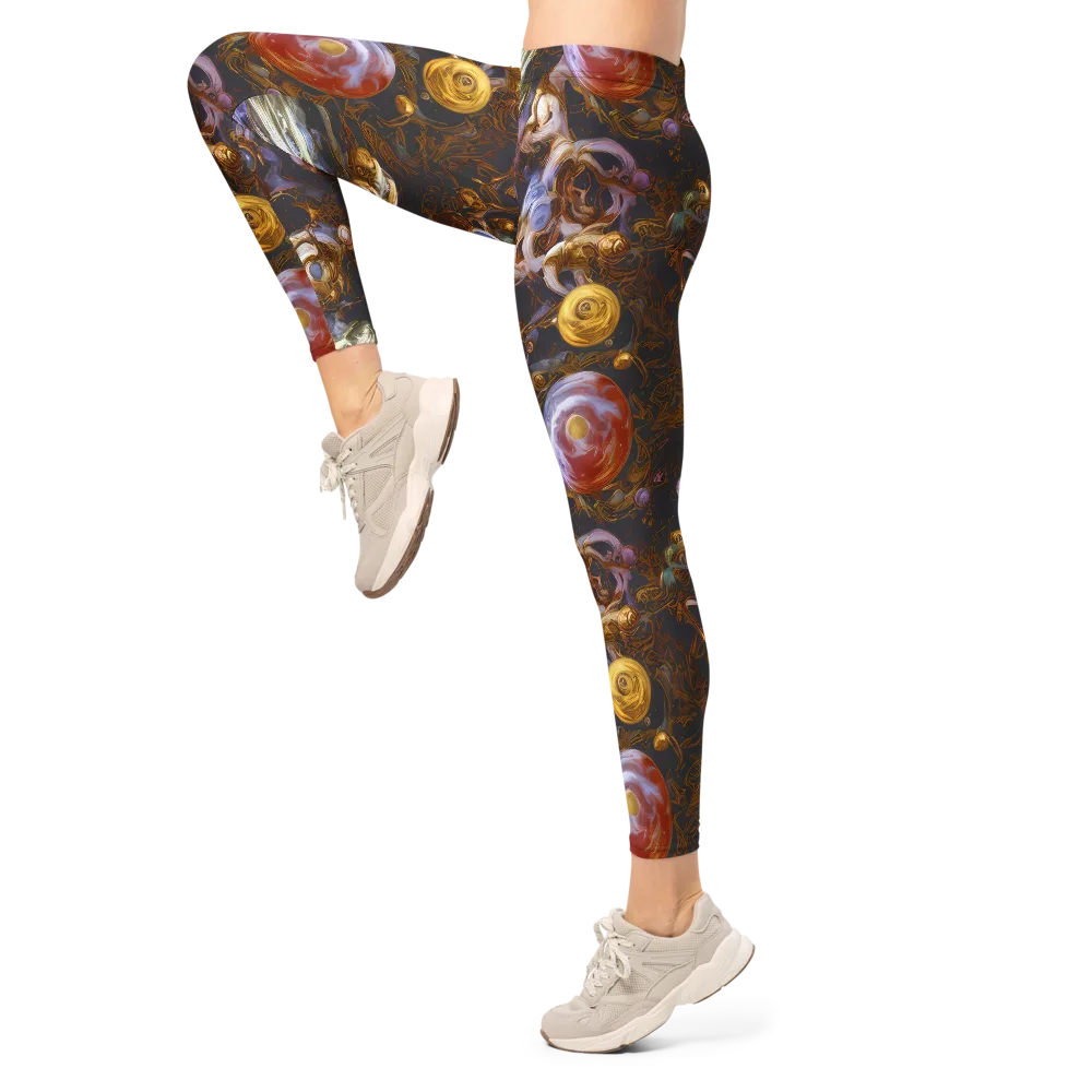 Bloemaert's Galaxy on Leggings — Left