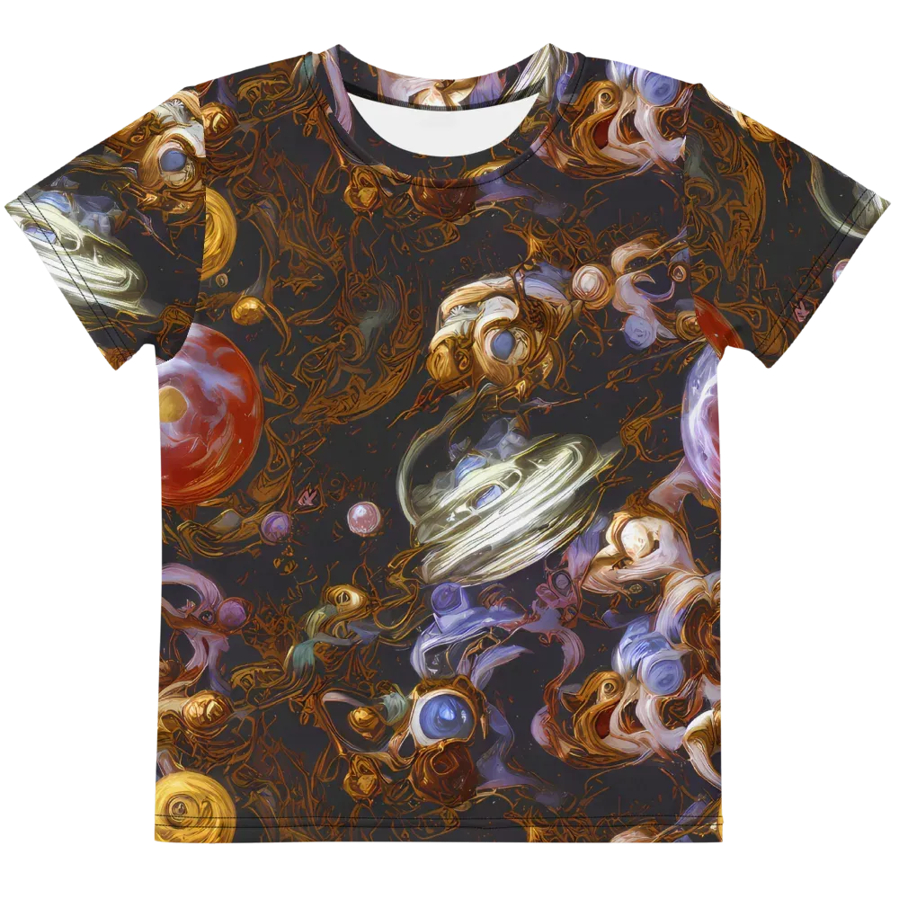 Bloemaert's Galaxy on Kids Crew Neck T-Shirt — Front