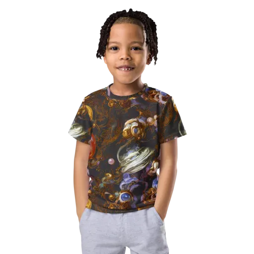 Bloemaert's Galaxy on a Kids Crew Neck T-Shirt