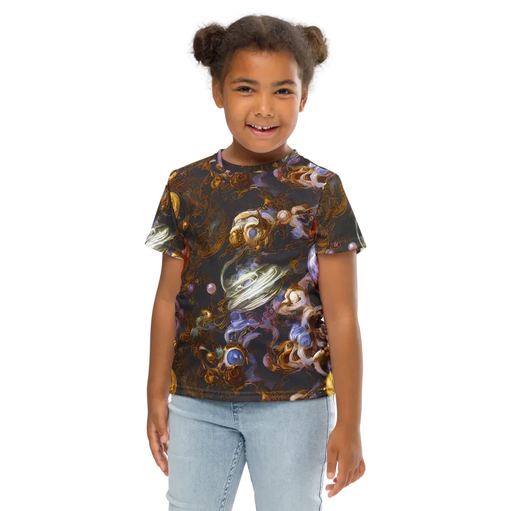 Bloemaert's Galaxy on Kids Crew Neck T-Shirt — Front