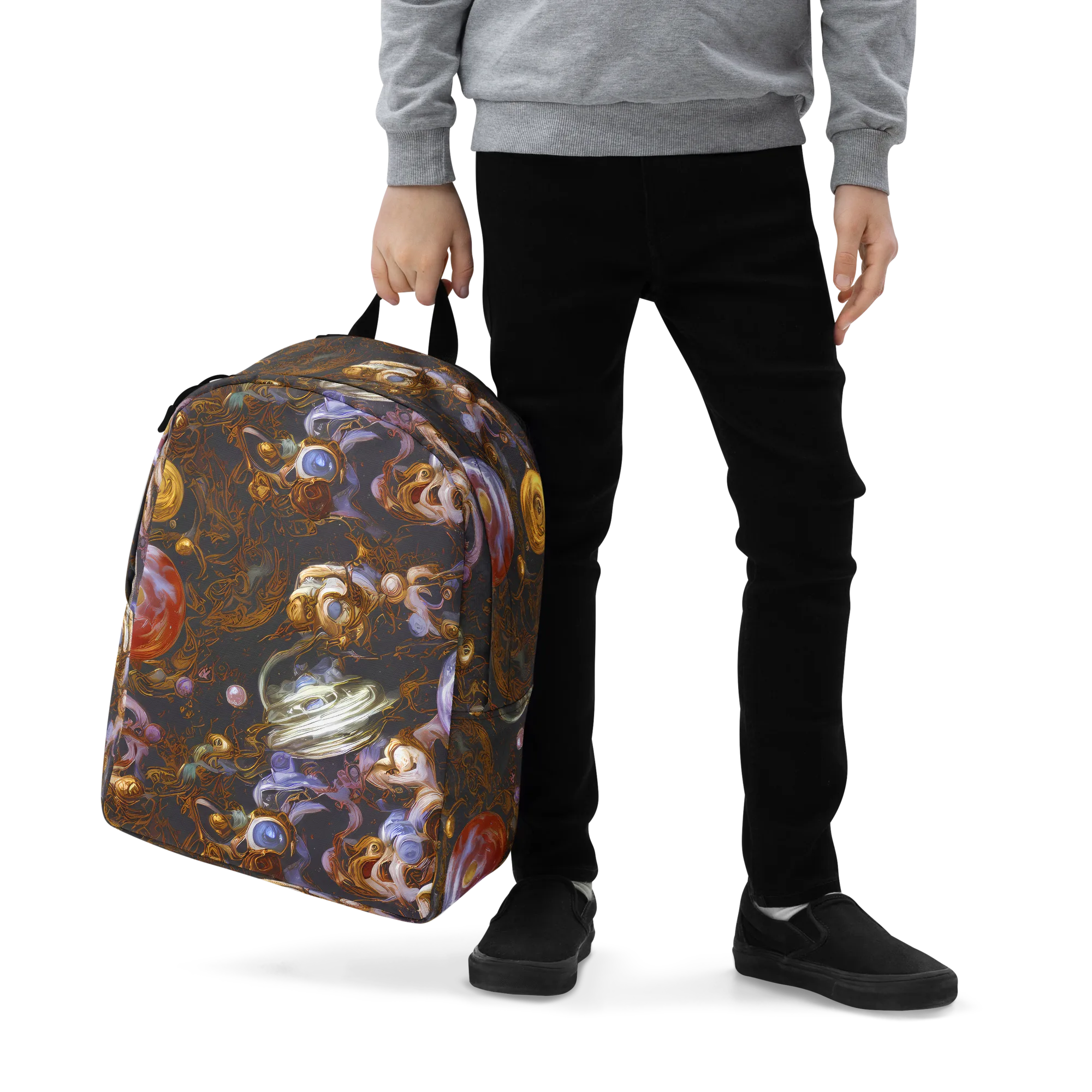 Bloemaert's Galaxy on Minimalist Backpack — Zoomed-in