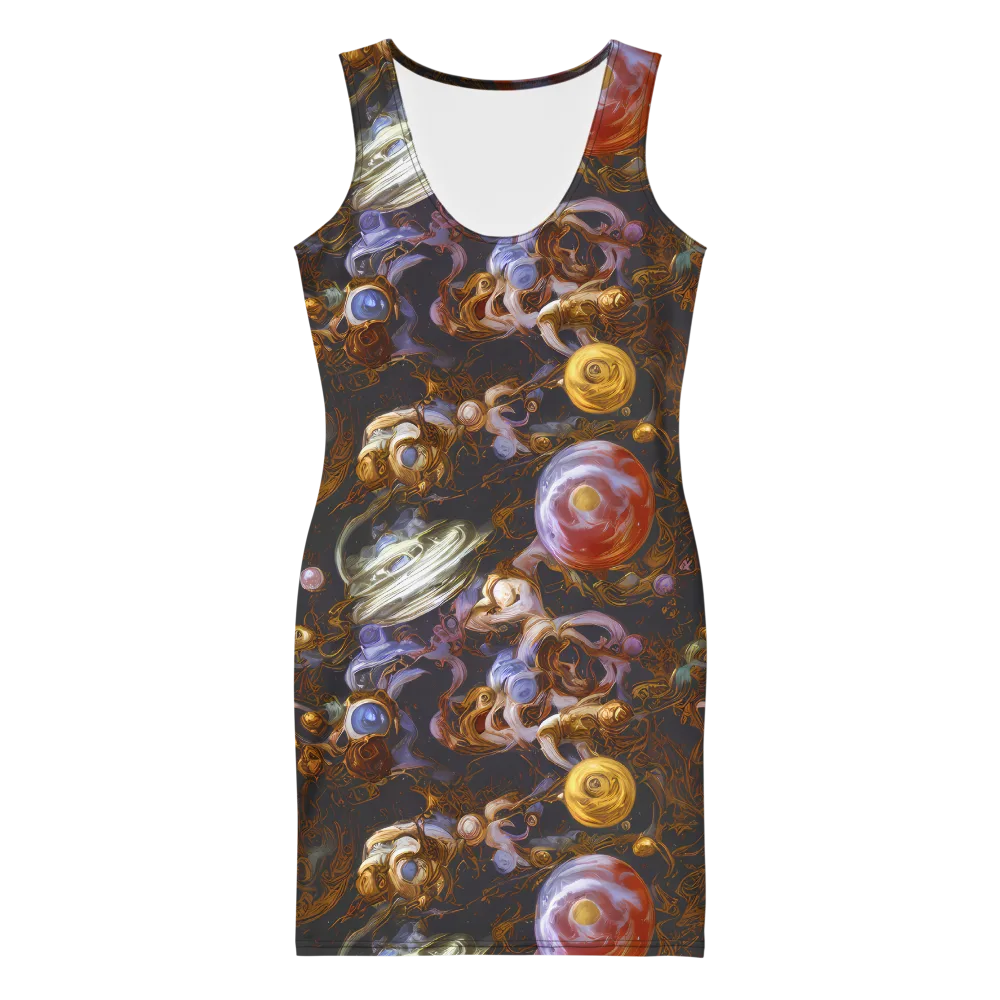 Bloemaert's Galaxy on Bodycon Dress — Front