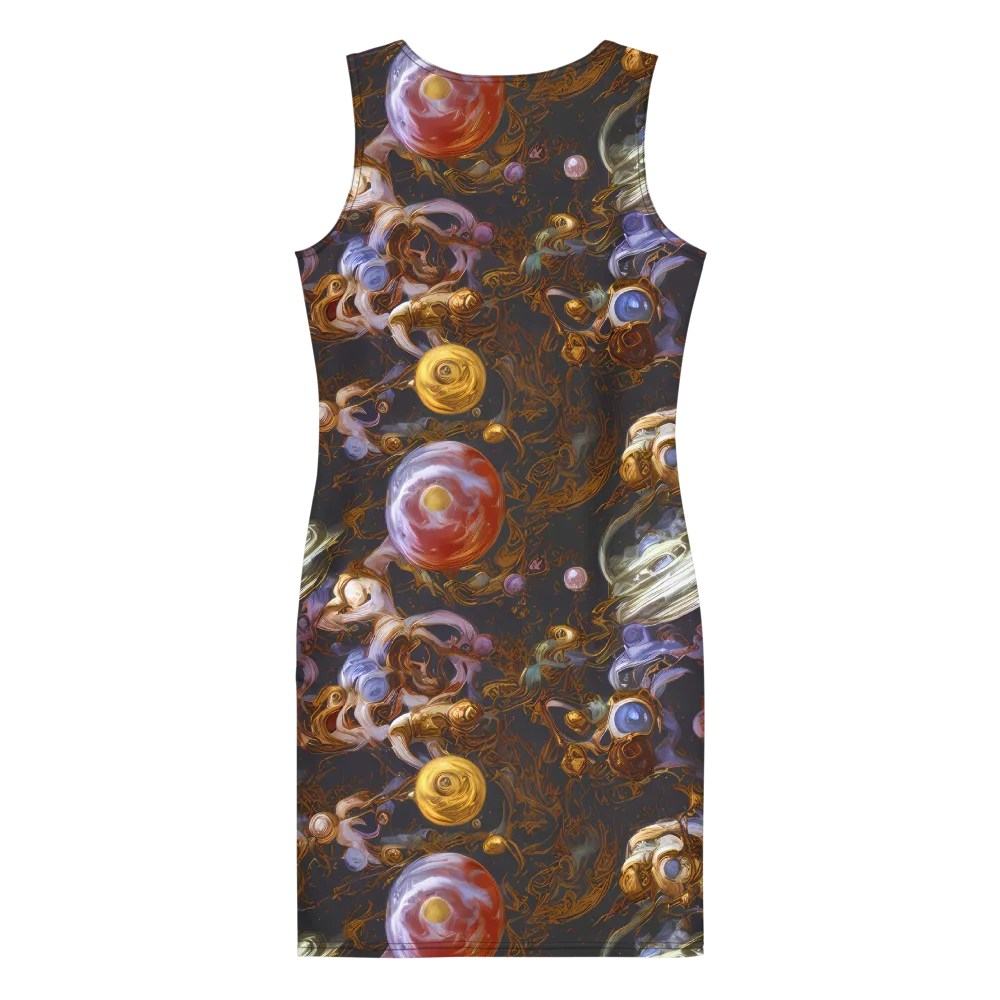 Bloemaert's Galaxy on Bodycon Dress — Back