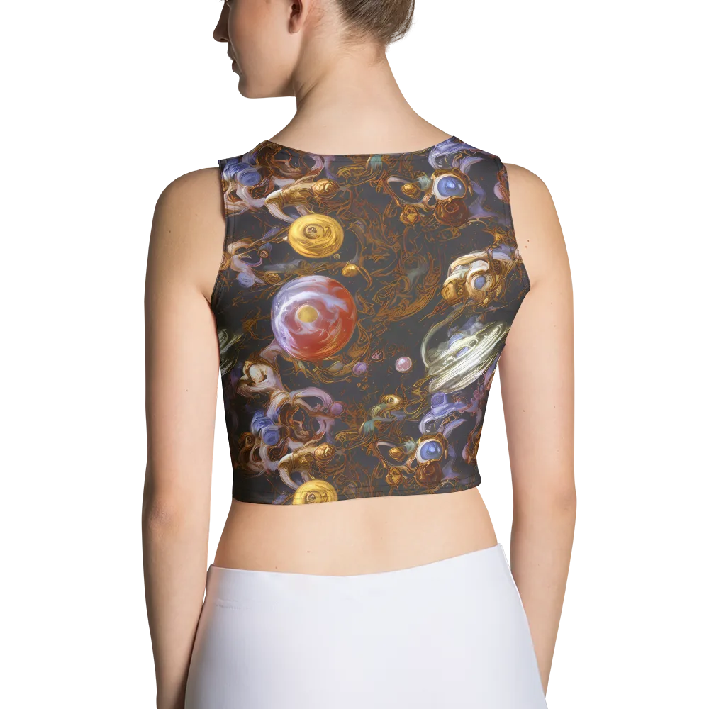 Bloemaert's Galaxy on Crop Top — Back