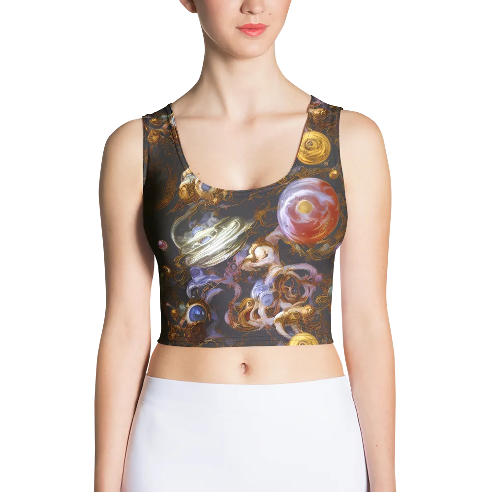 Bloemaert's Galaxy on Crop Top — Front