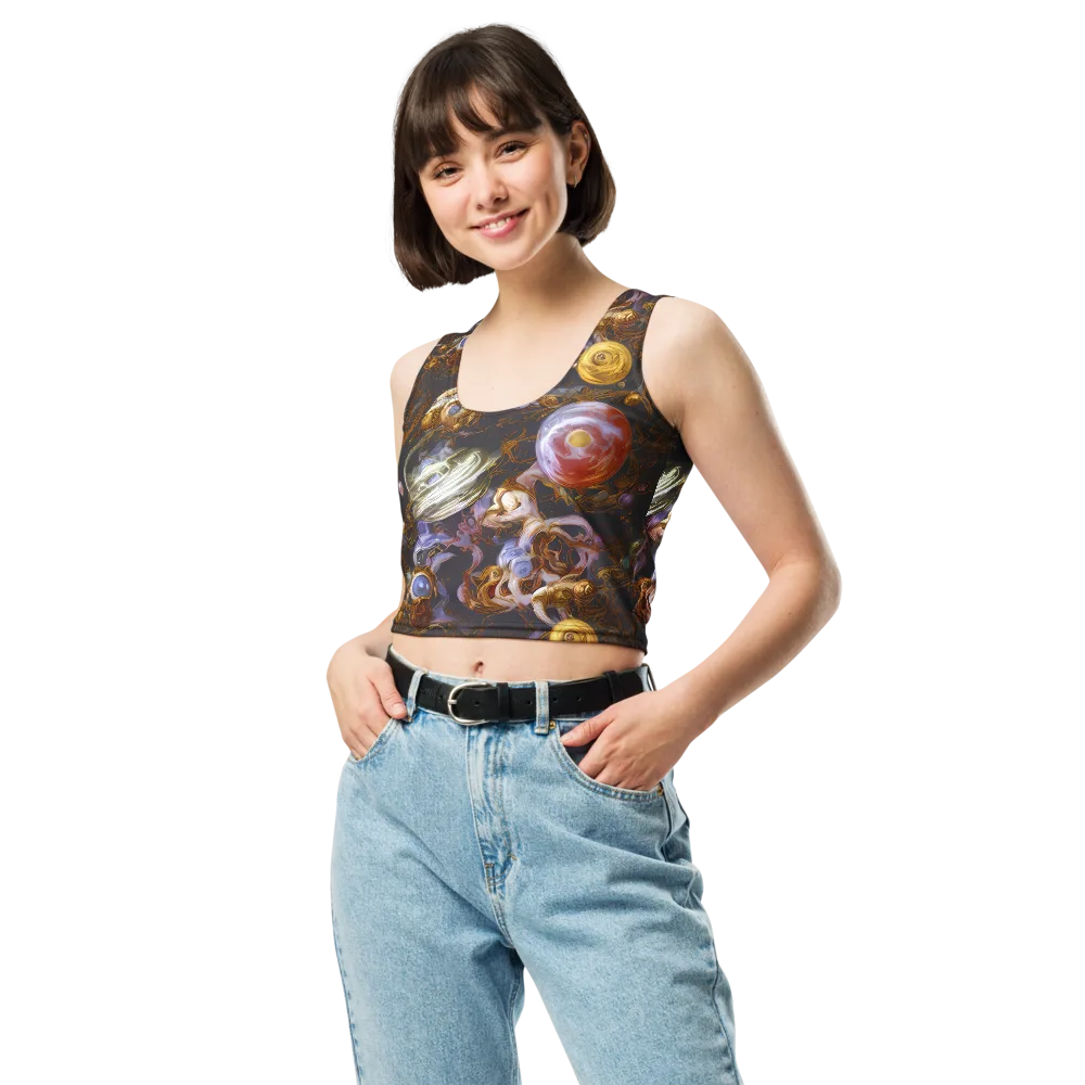 Bloemaert's Galaxy on Crop Top — Front