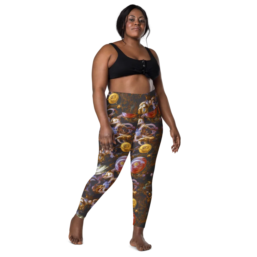 Bloemaert's Galaxy on Leggings with Pockets — Front