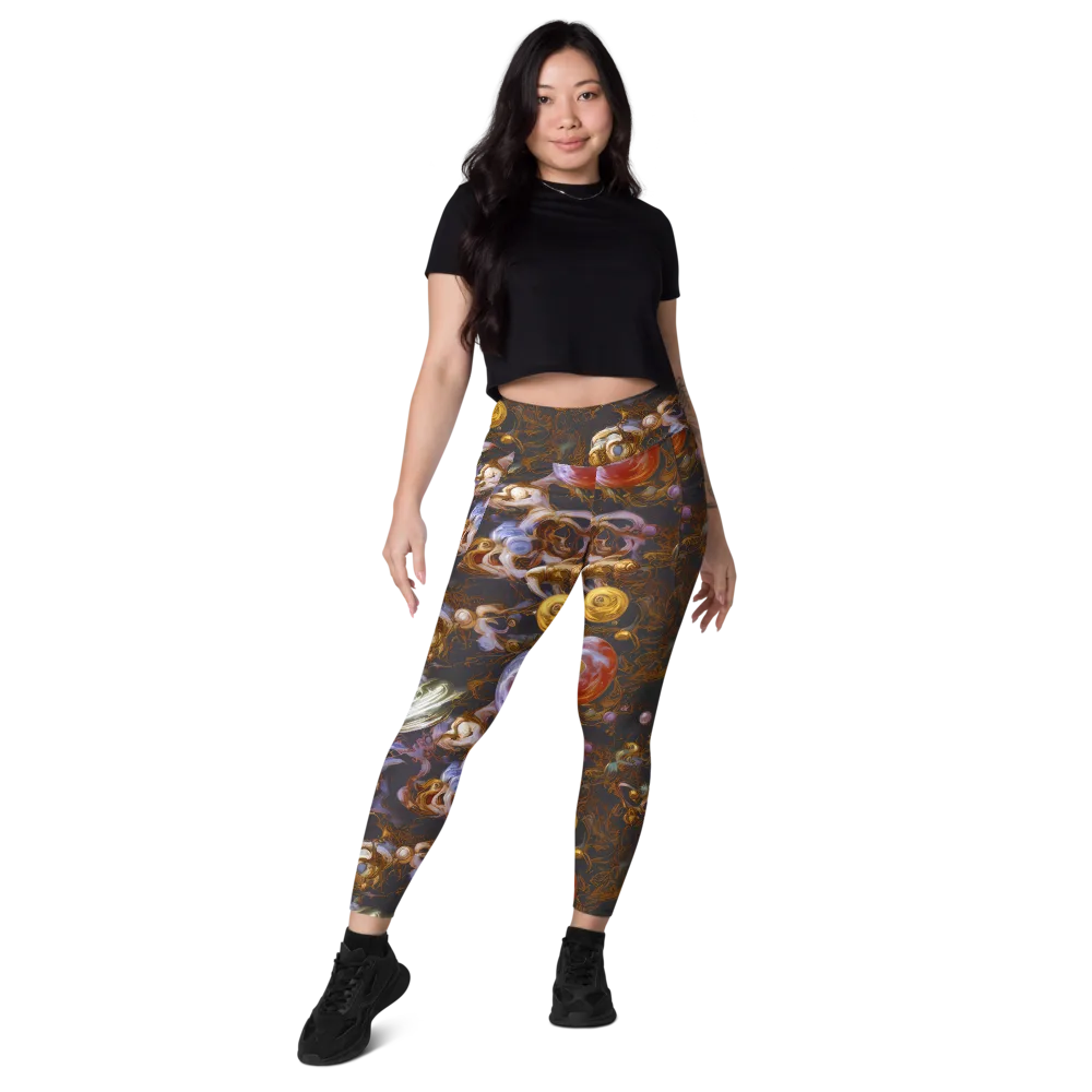 Bloemaert's Galaxy on Leggings with Pockets — Front