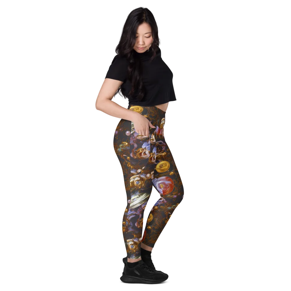 Bloemaert's Galaxy on Leggings with Pockets — Right
