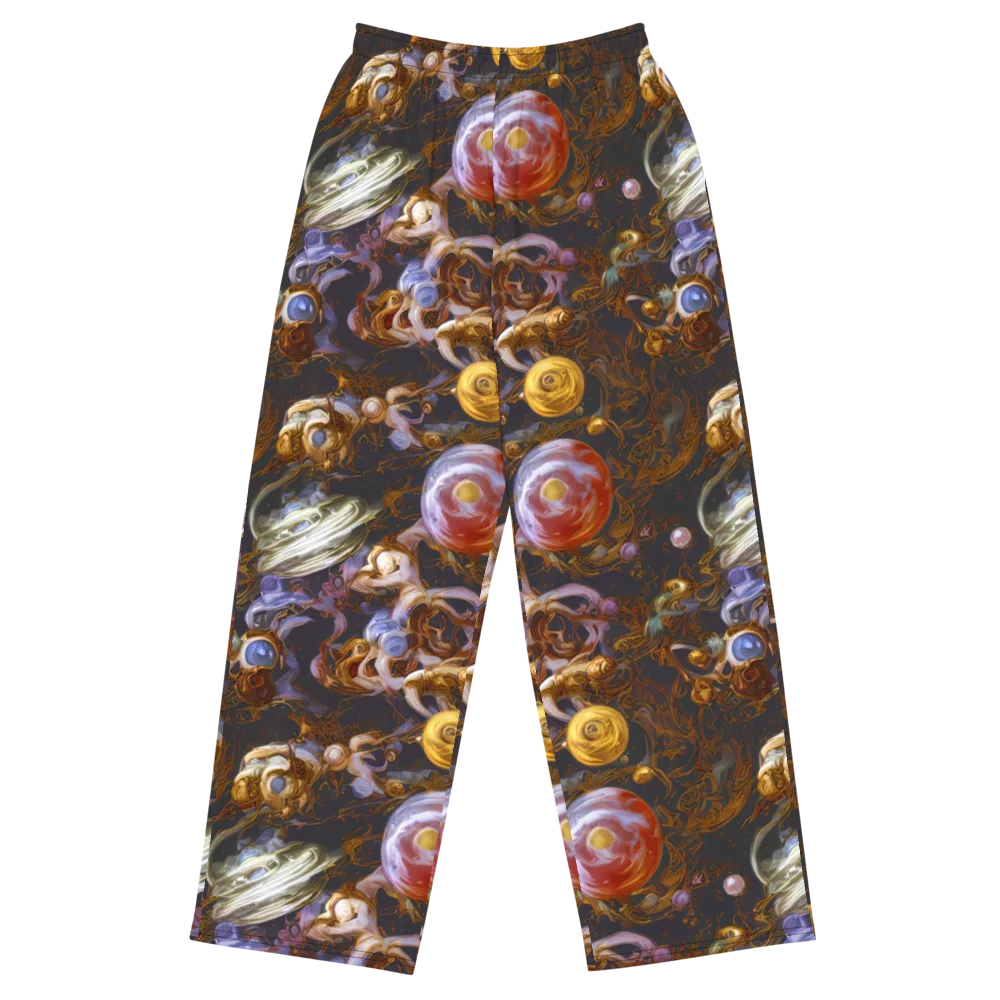 Bloemaert's Galaxy on Wide-Leg Pants — Front