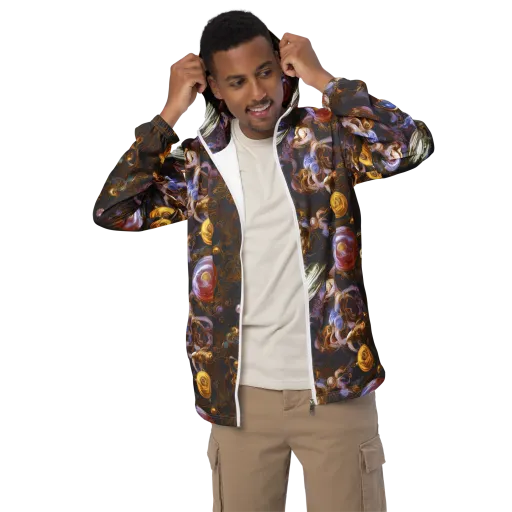Bloemaert's Galaxy on a Men's Windbreaker
