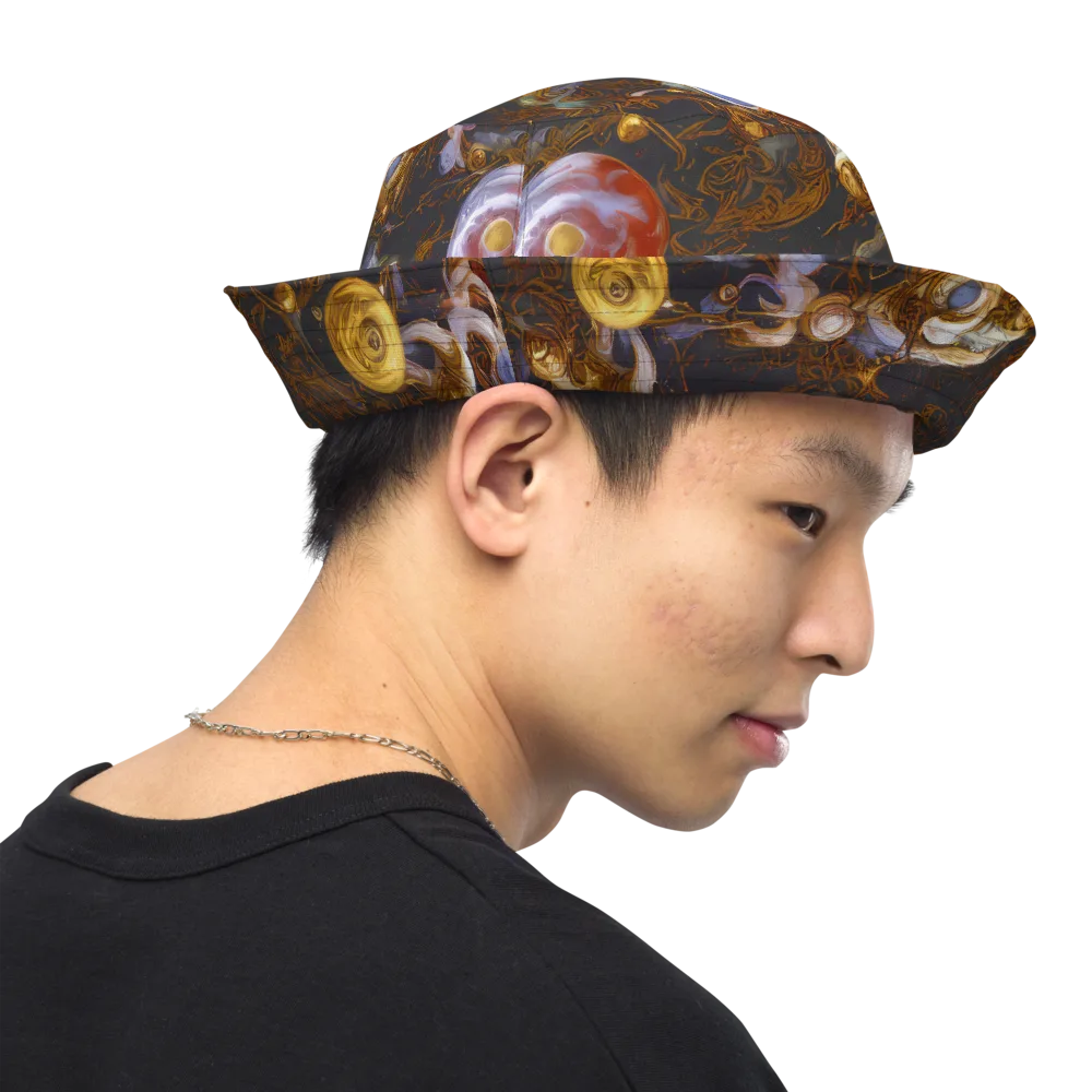 Bloemaert's Galaxy on Reversible Bucket Hat — Right Outside