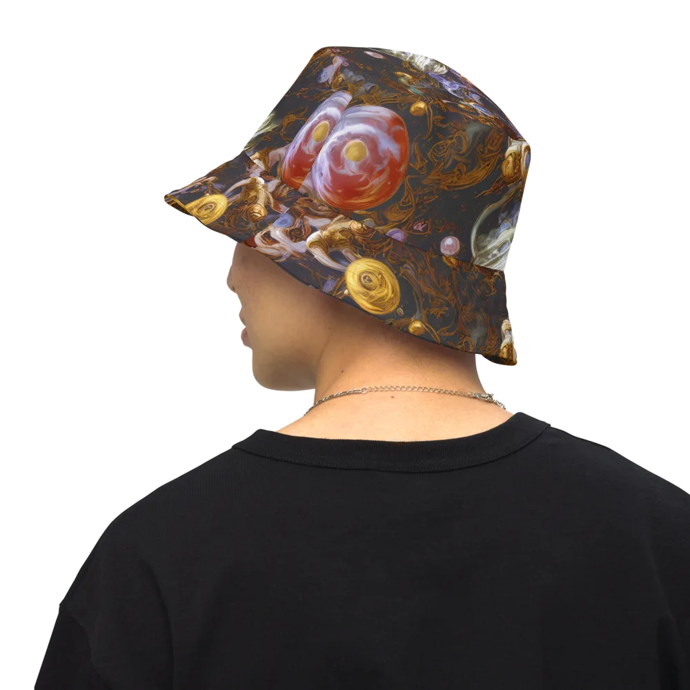Bloemaert's Galaxy on Reversible Bucket Hat — Back Inside