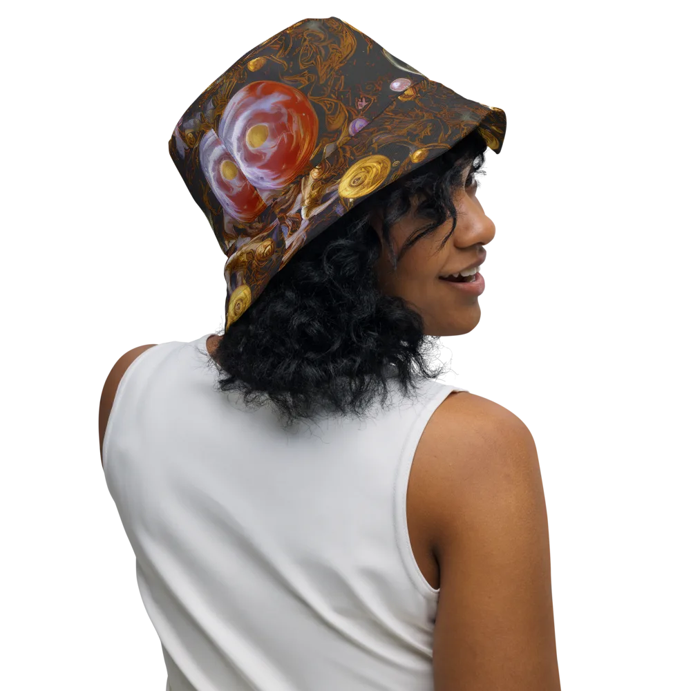 Bloemaert's Galaxy on Reversible Bucket Hat — Right Outside