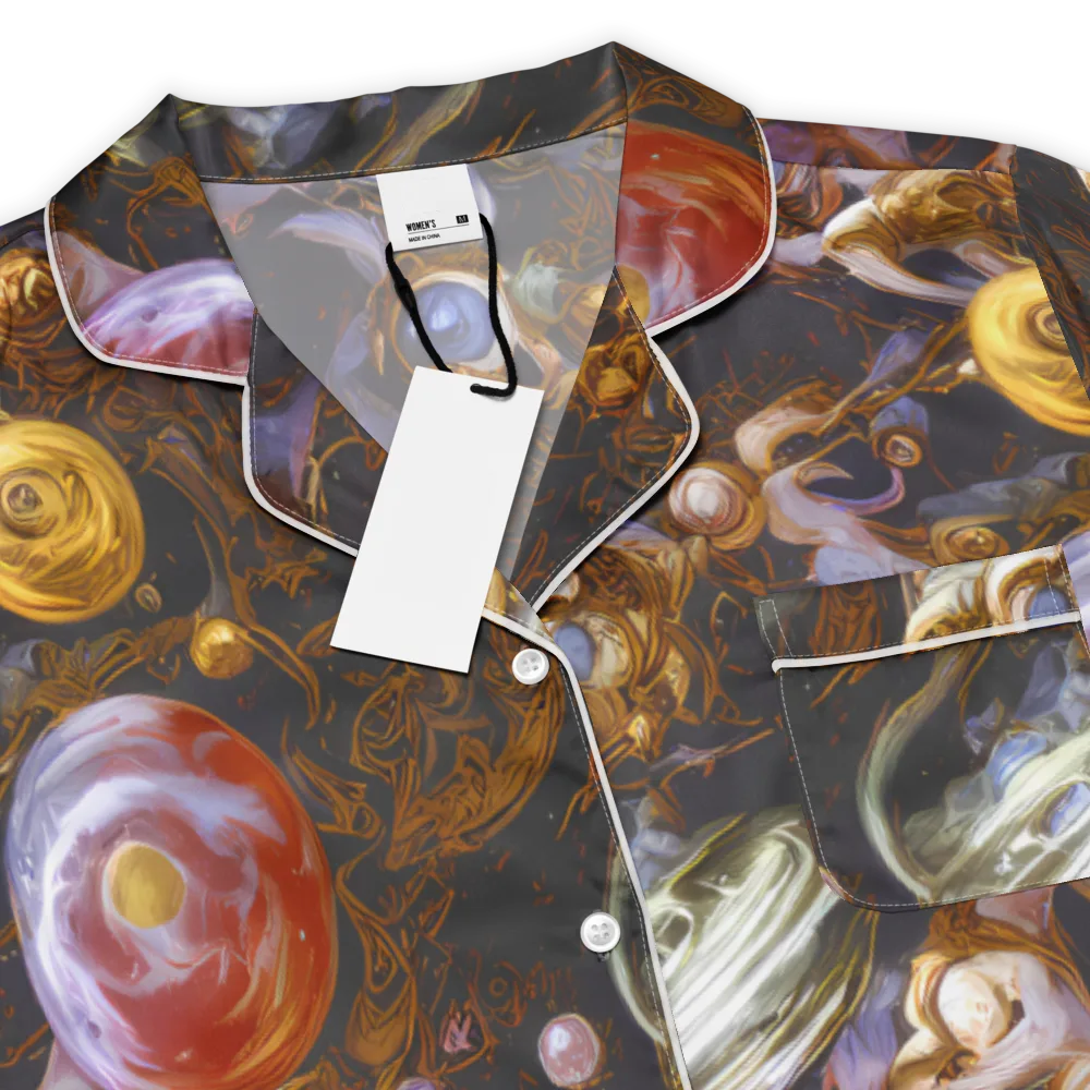 Bloemaert's Galaxy on Women's Short Sleeve Pajama Top — Product details