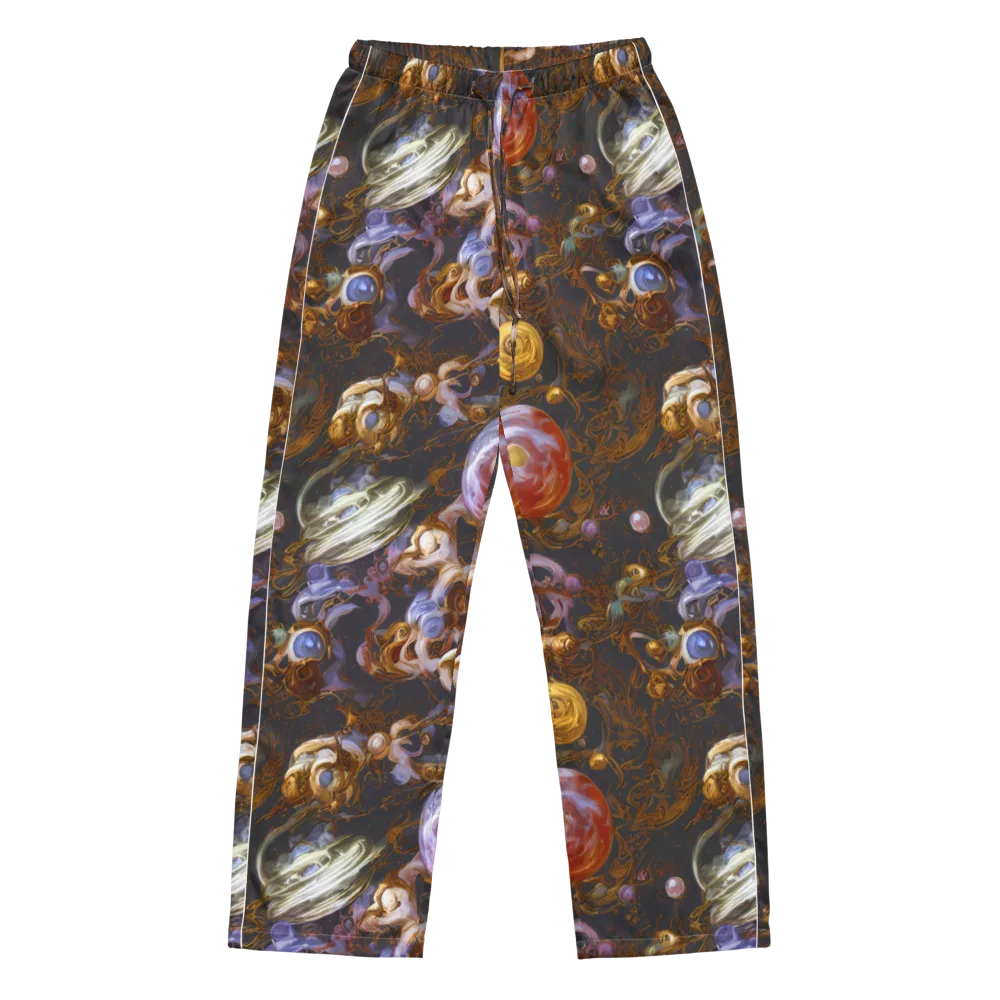 Bloemaert's Galaxy on Women's Pajama Pants — Front