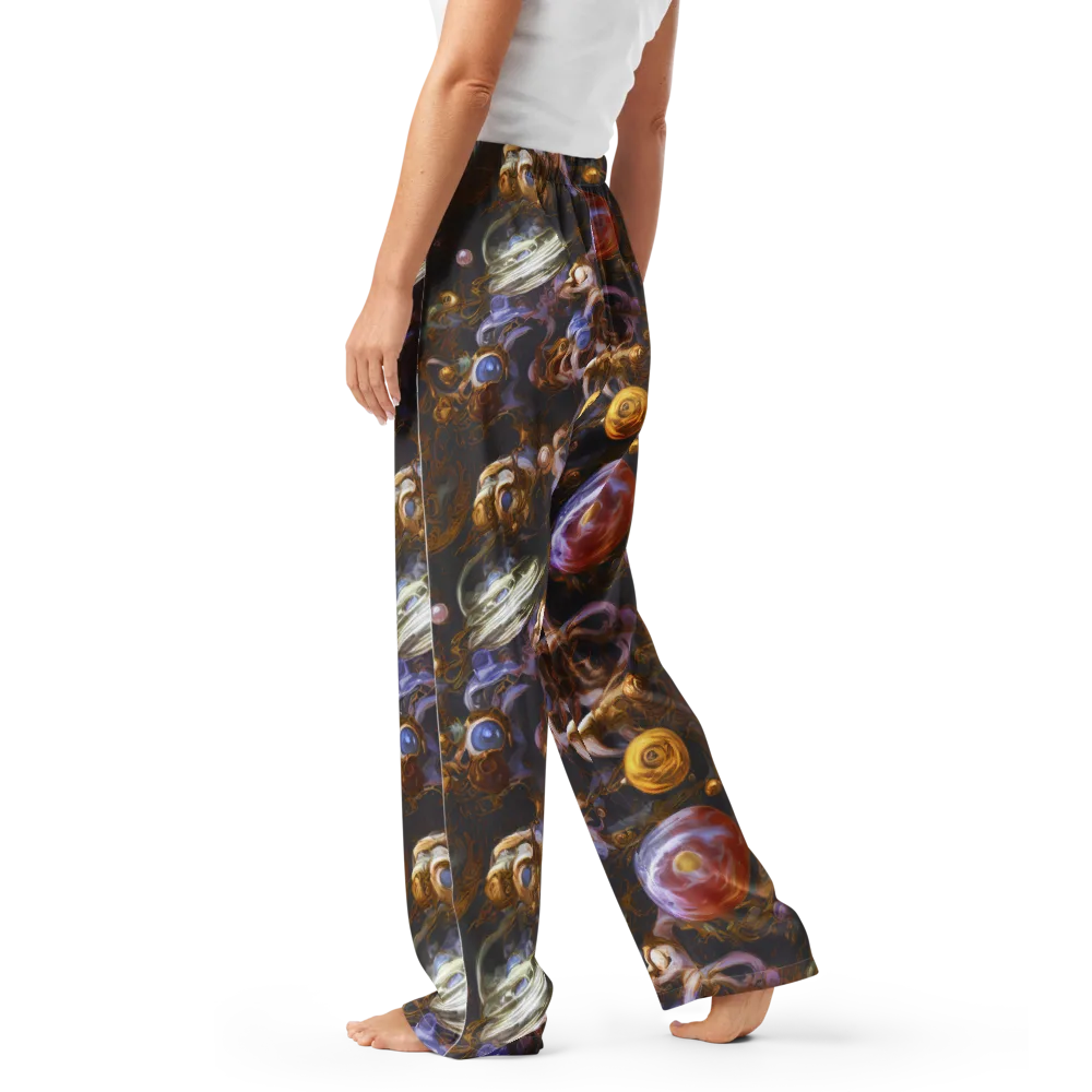 Bloemaert's Galaxy on Women's Pajama Pants — Left