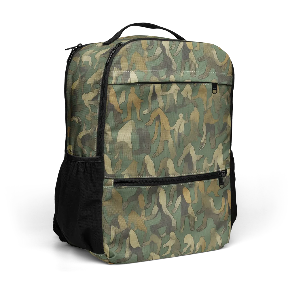 Moss Figures on Utility Backpack — Right Front