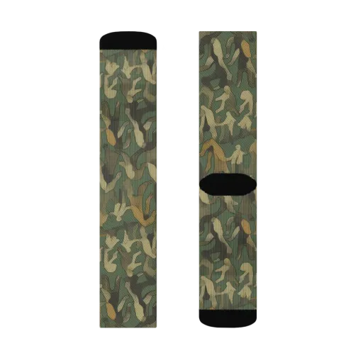 Moss Figures on a Socks
