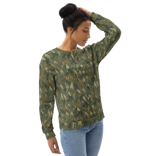 Moss Figures on a Sweatshirt