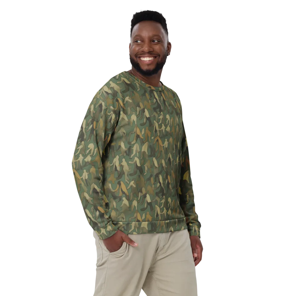 Moss Figures on Sweatshirt — Front