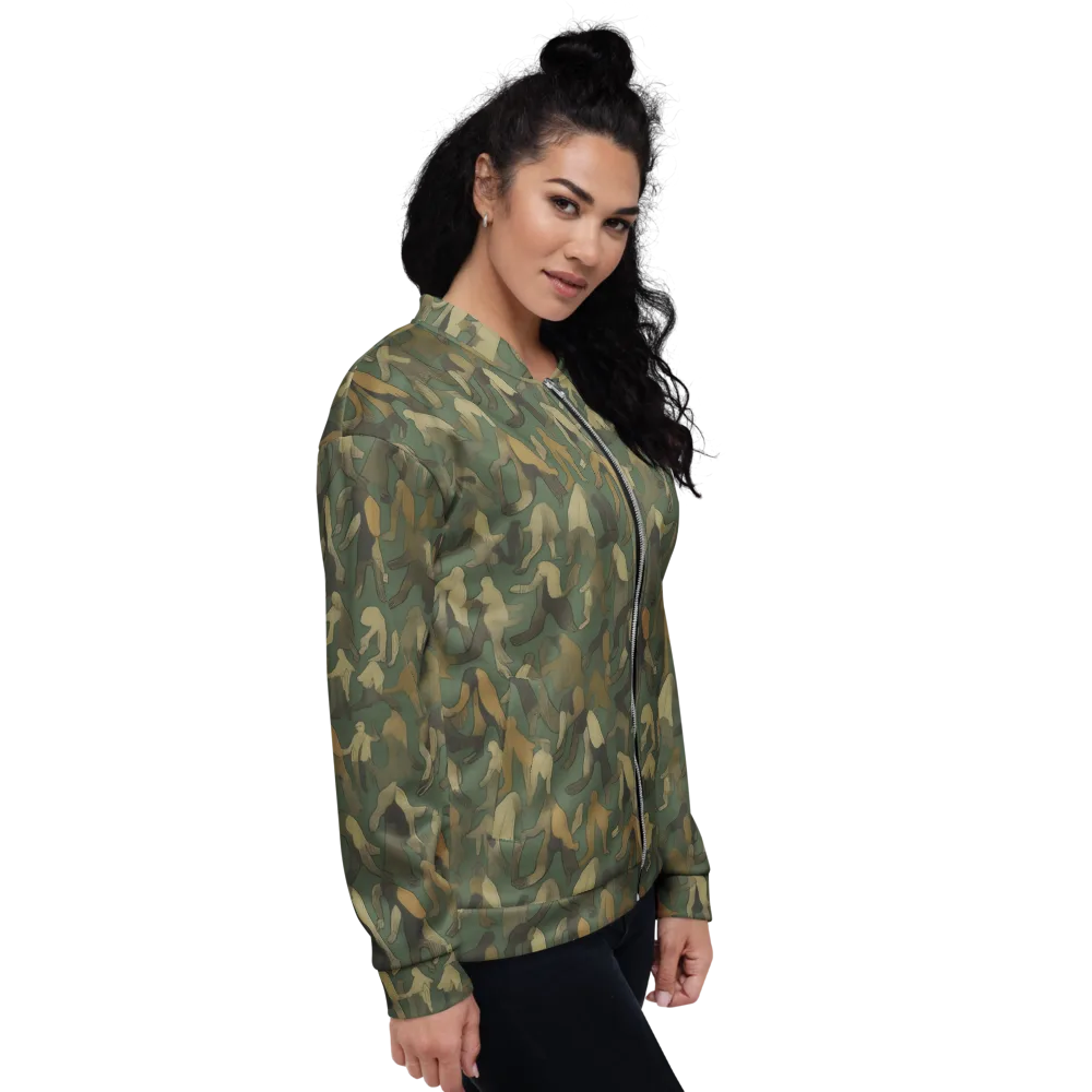 Moss Figures on Bomber Jacket — Right