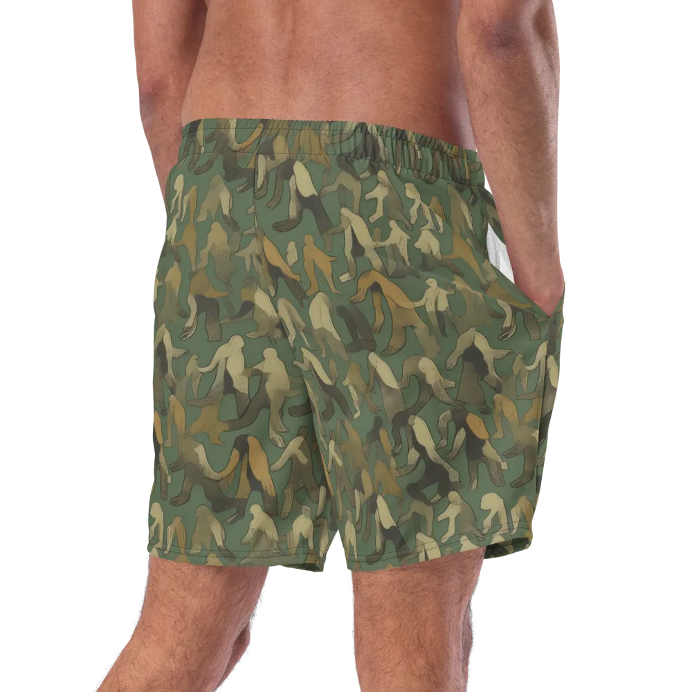 Moss Figures on Swim Trunks — Right Back
