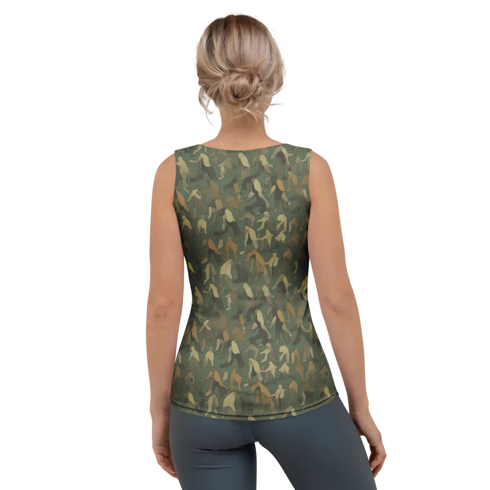 Moss Figures on Women's Tank Top — Back