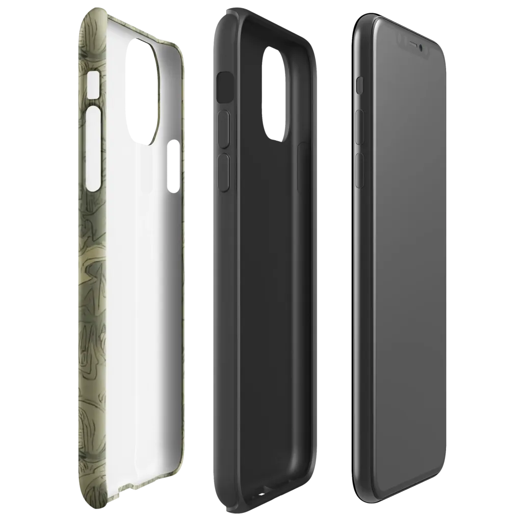 Mosswood Reverie on Tough Case for iPhone® — Right