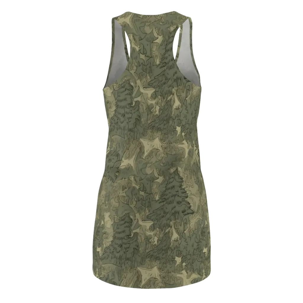 Mosswood Reverie on Racerback Dress — Back
