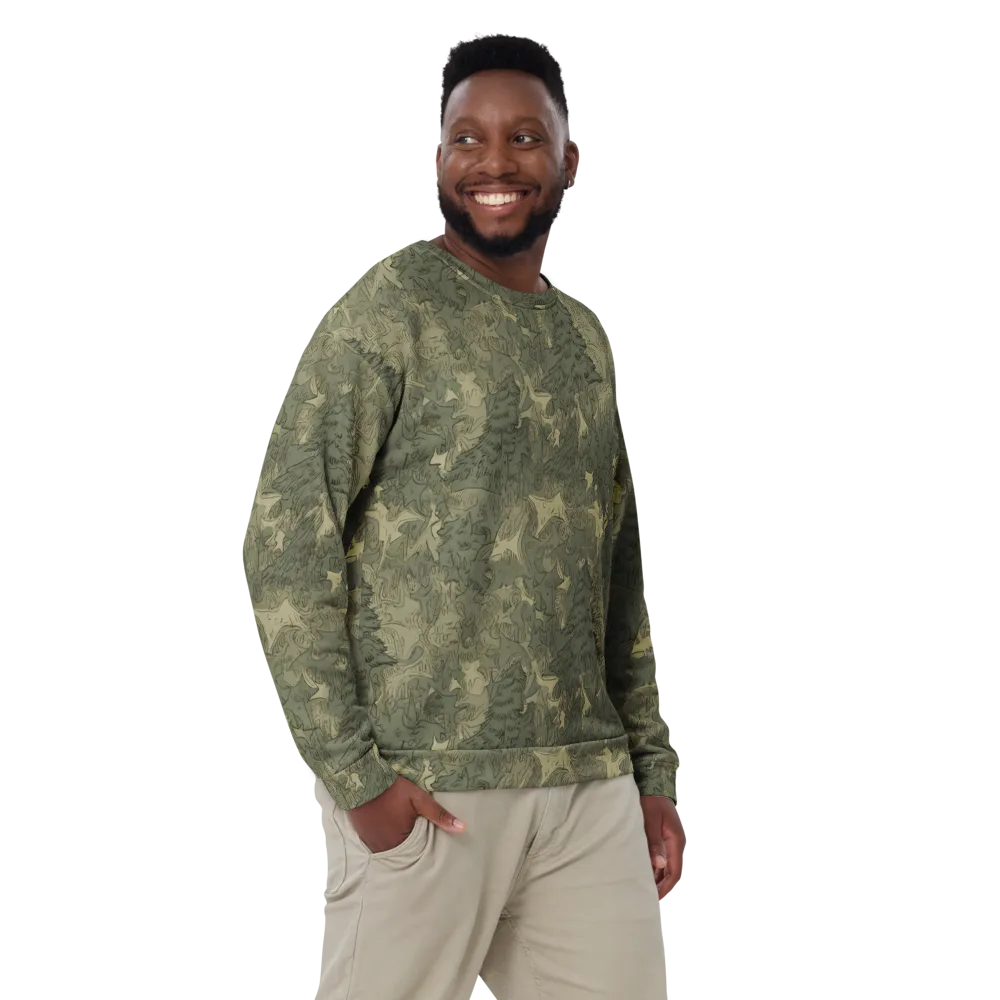 Mosswood Reverie on Sweatshirt — Front