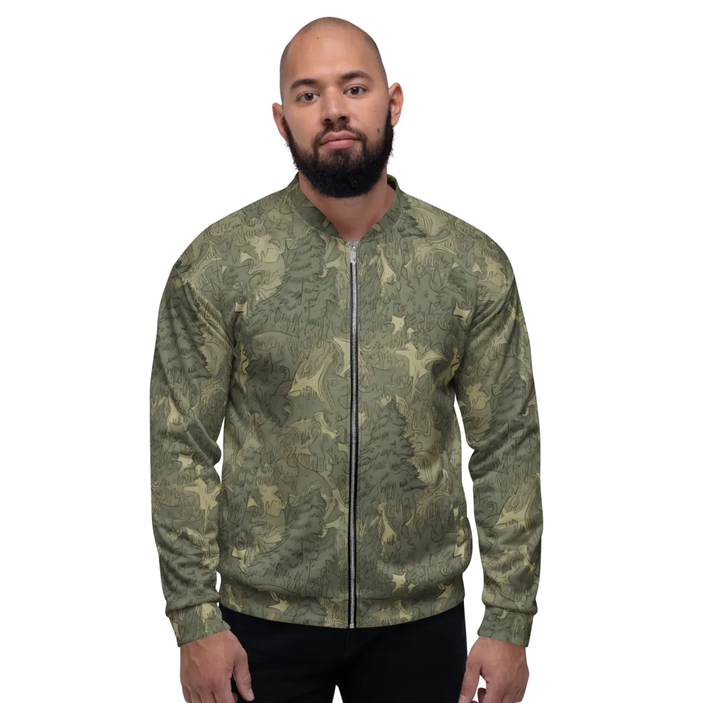Mosswood Reverie on Bomber Jacket — Front