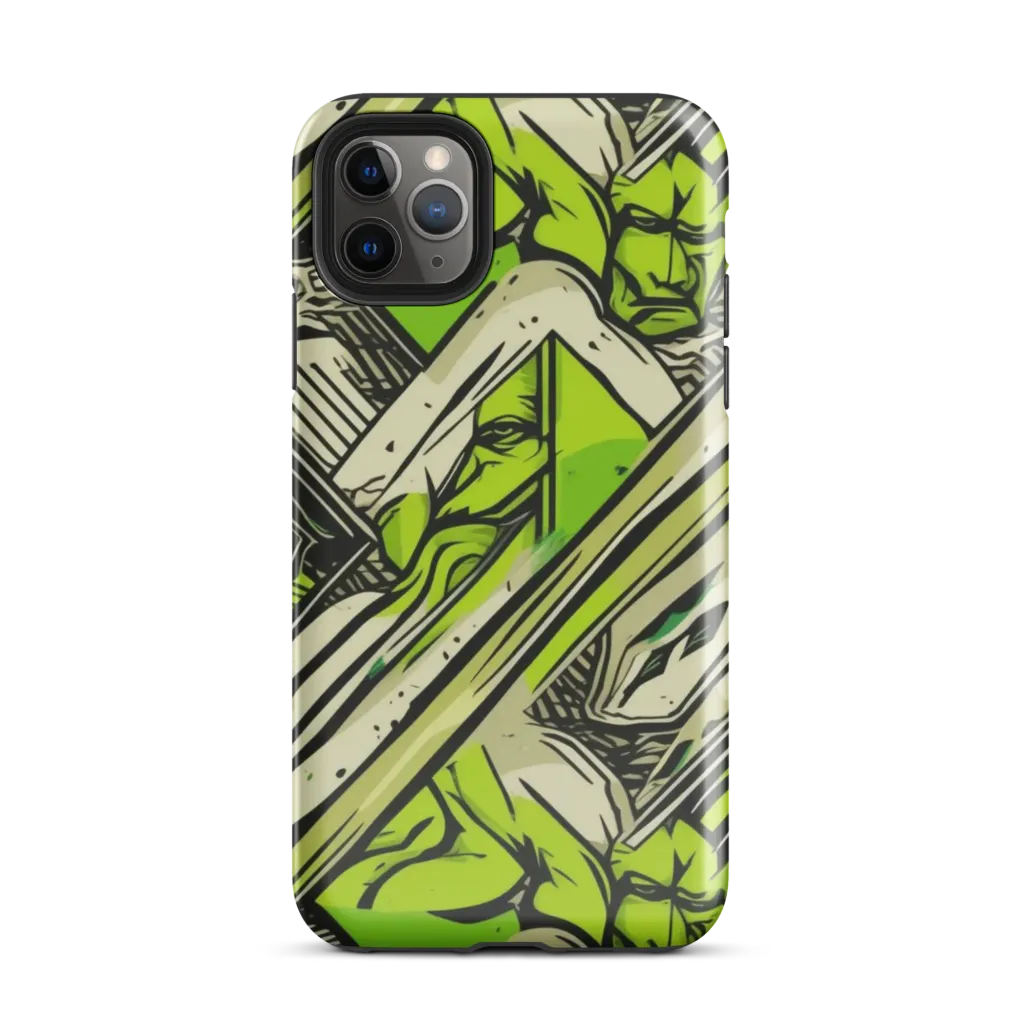 Lime Vigilante on Tough Case for iPhone® — Front
