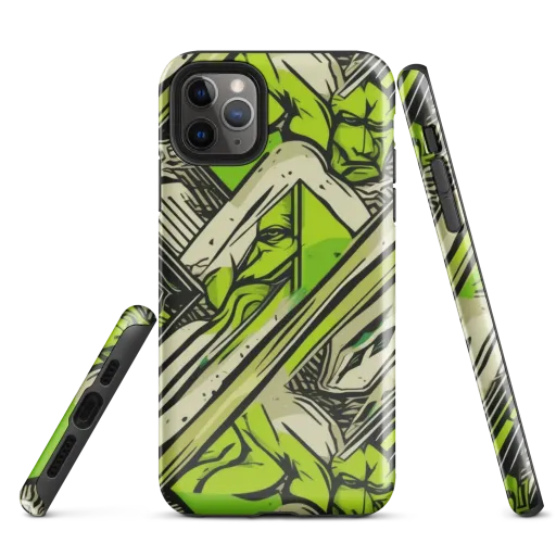 Lime Vigilante on a Tough Case for iPhone®