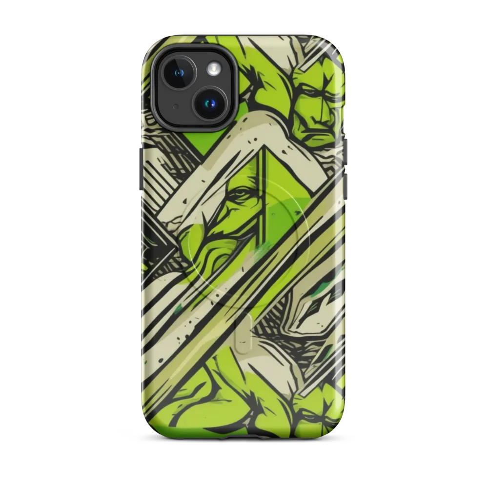 Lime Vigilante on MagSafe Tough Case for iPhone® — Front