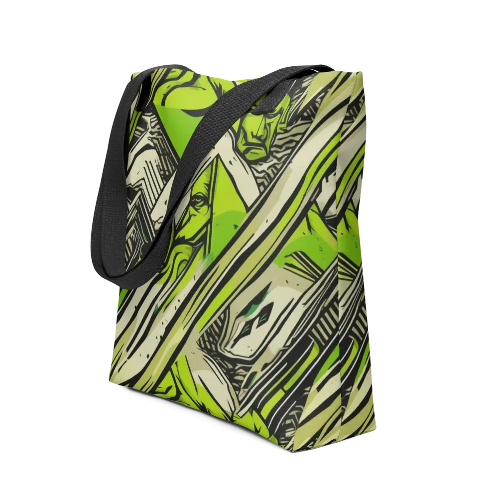 Lime Vigilante on Tote Bag — Front