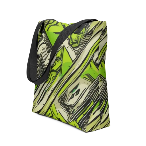 Lime Vigilante on a Tote Bag