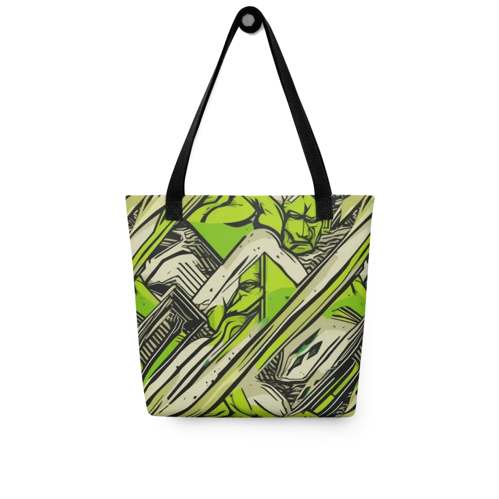 Lime Vigilante on Tote Bag — Front