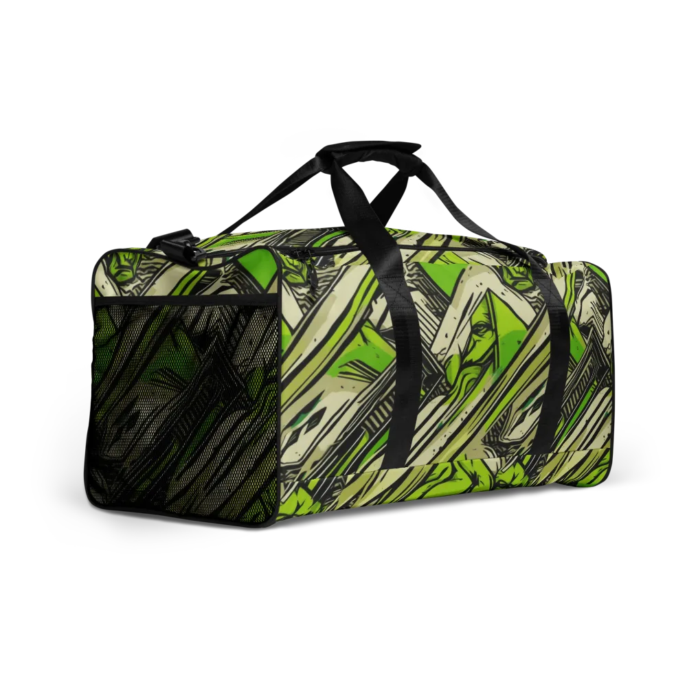 Lime Vigilante on Duffle Bag — Right Front
