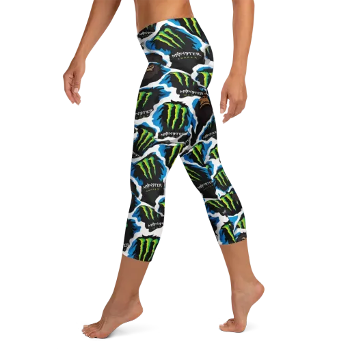 Electric Primate on a Capri Leggings