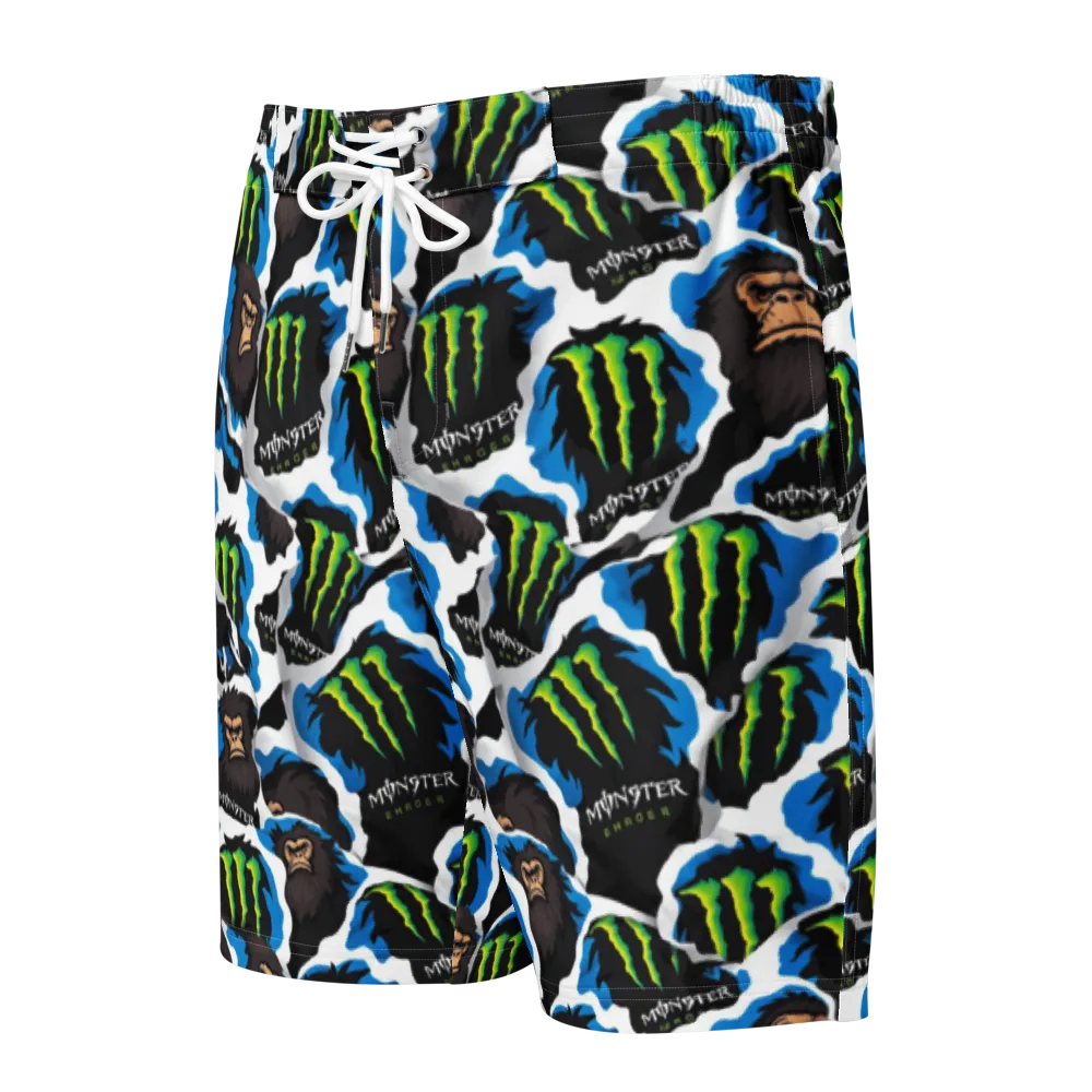 Electric Primate on Men's Board Shorts — Front
