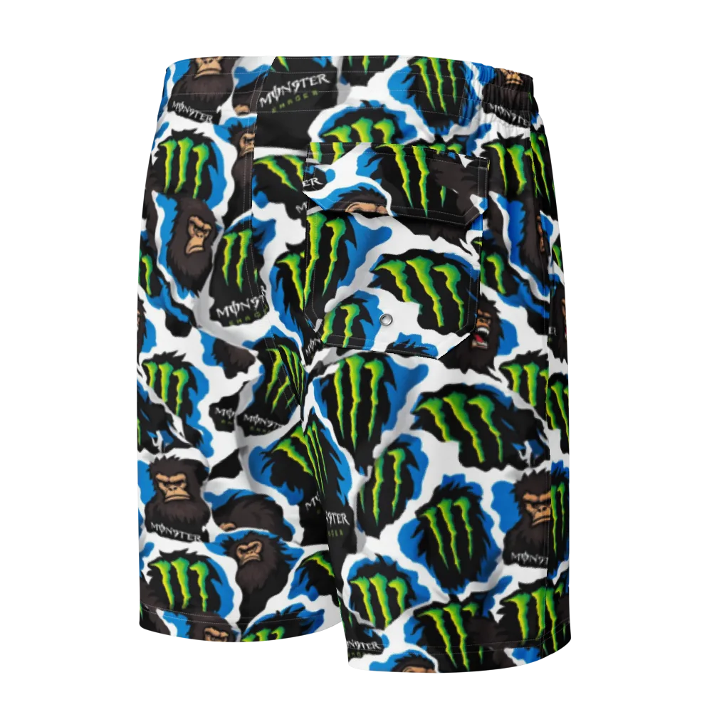 Electric Primate on Men's Board Shorts — Back