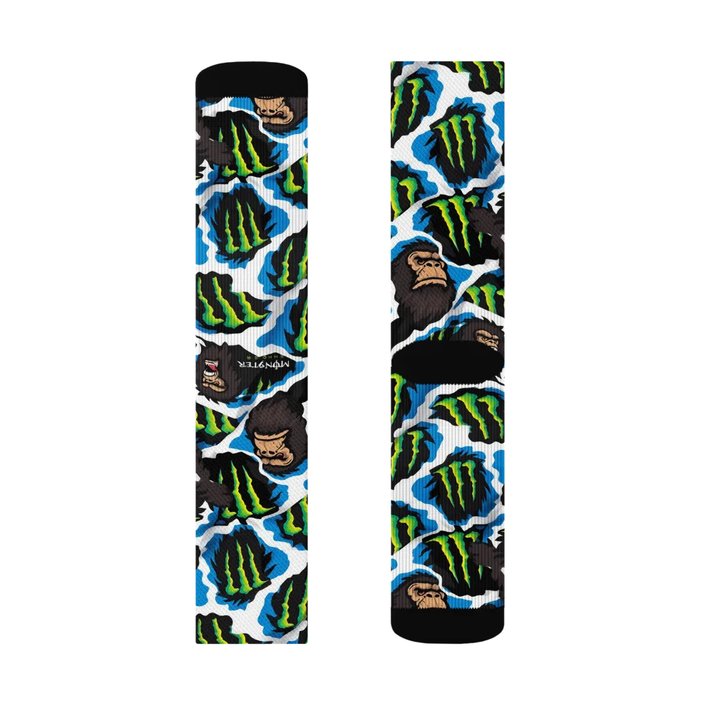 Electric Primate on Socks — Left Sock