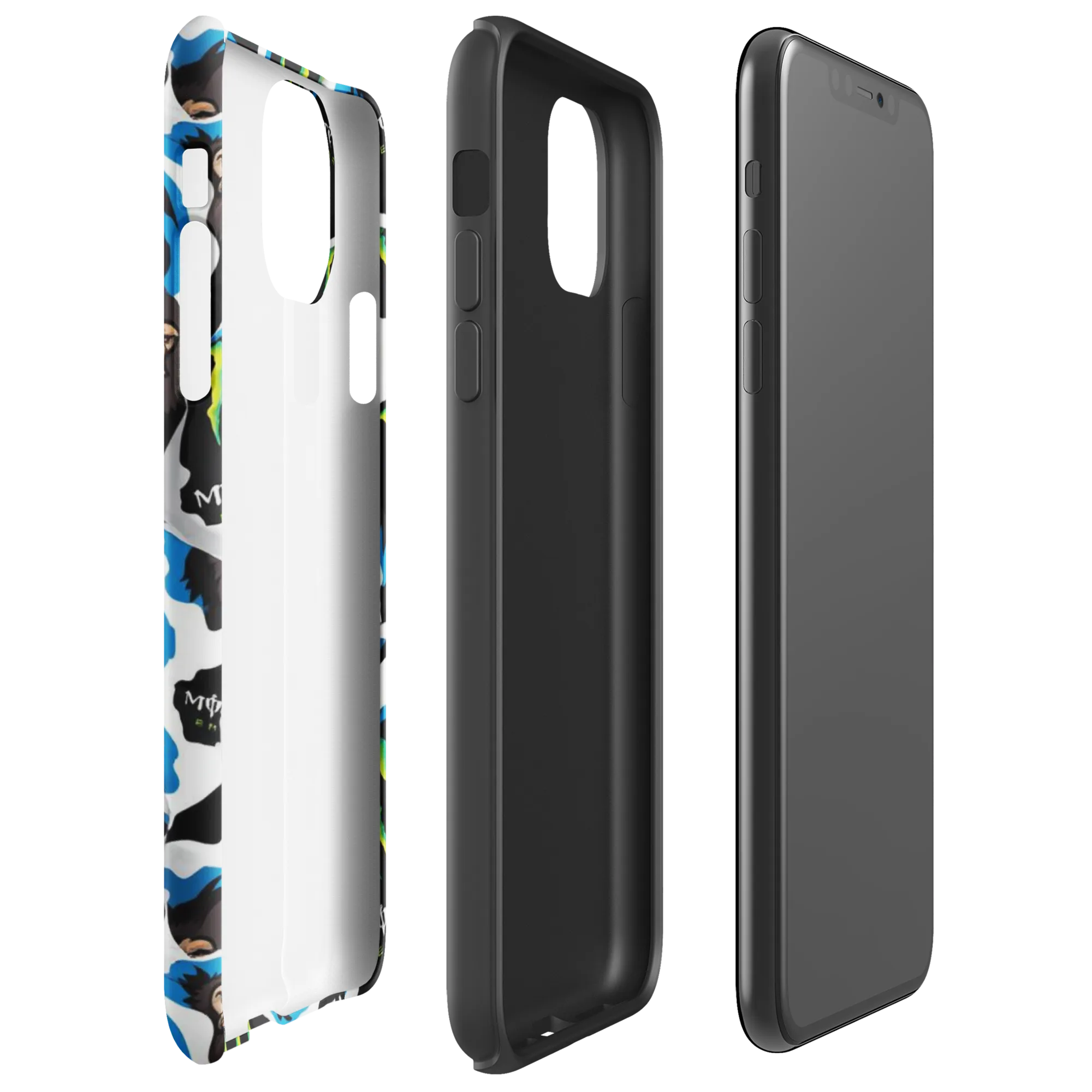 Electric Primate on Tough Case for iPhone® — Right
