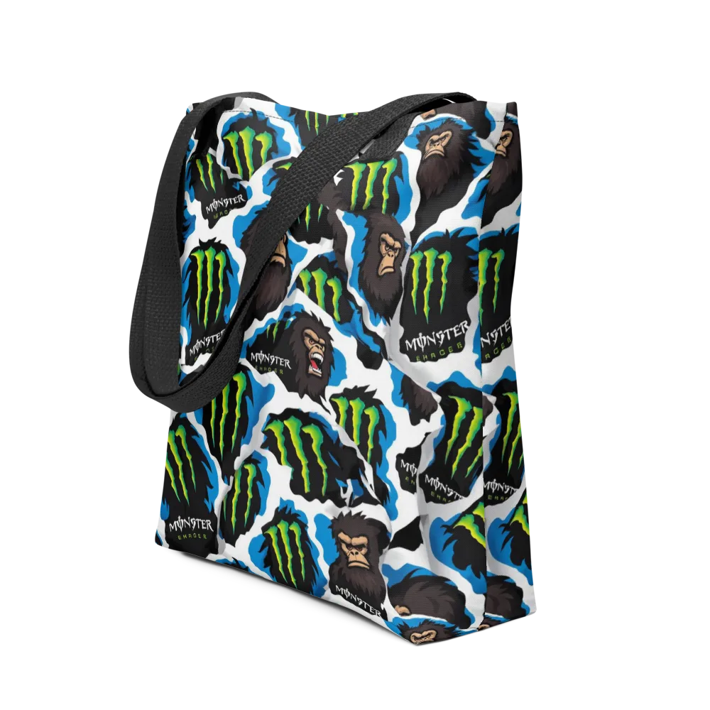 Electric Primate on Tote Bag — Front