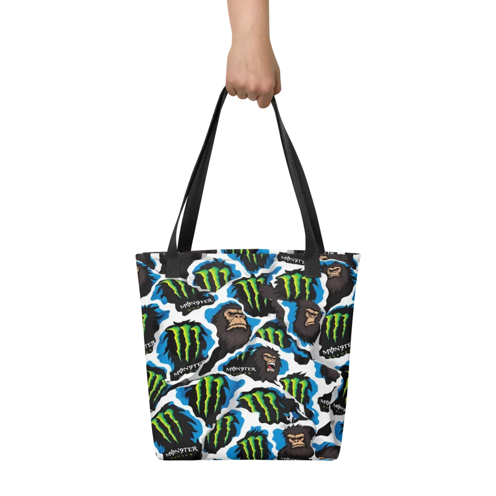 Electric Primate on Tote Bag — Front