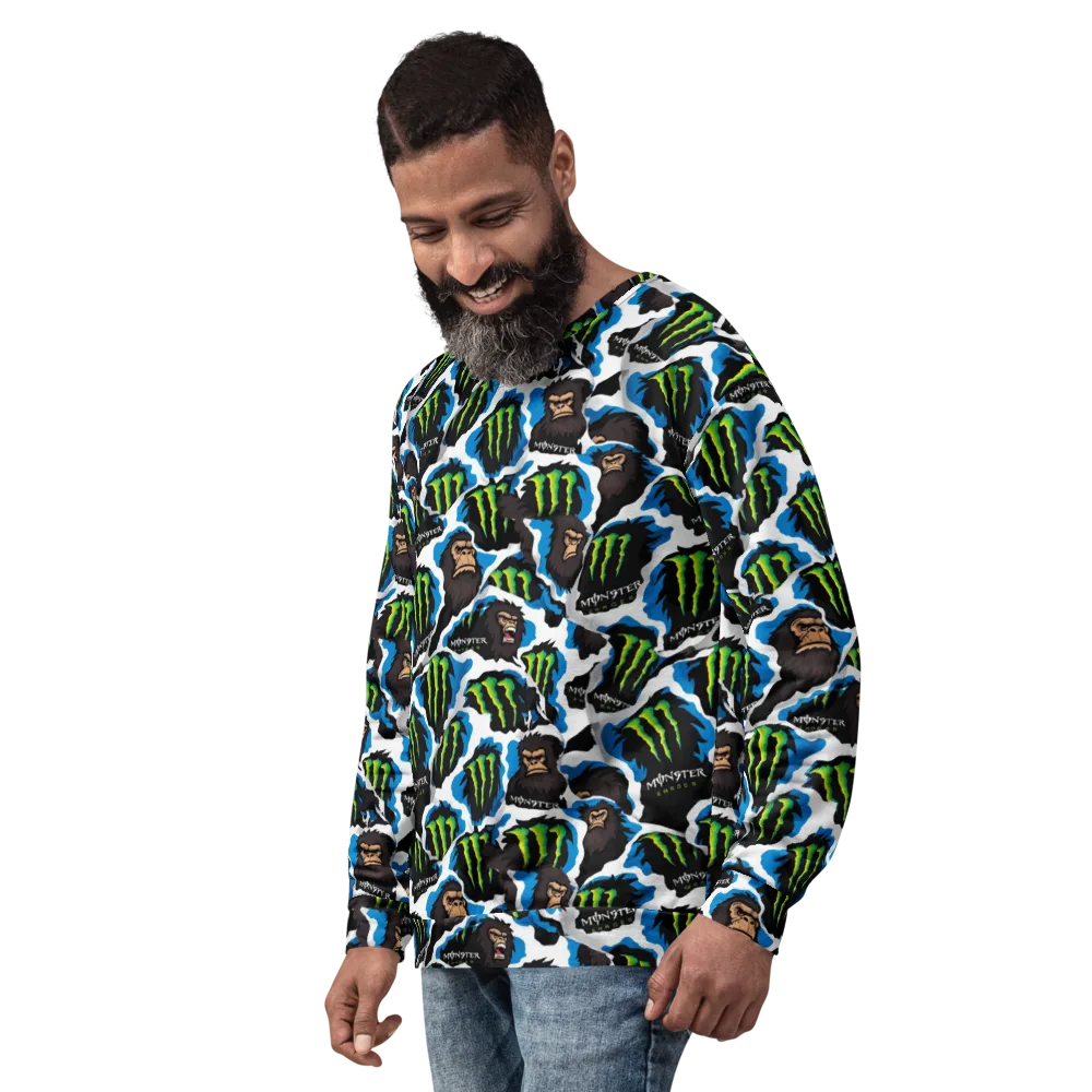 Electric Primate on Sweatshirt — Left Front