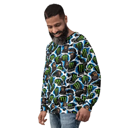 Electric Primate on a Sweatshirt