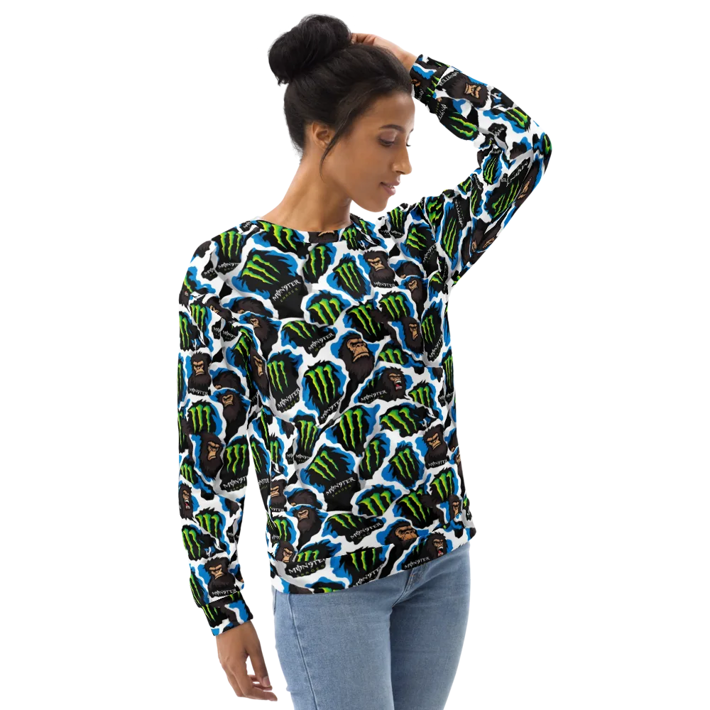 Electric Primate on Sweatshirt — Right Front