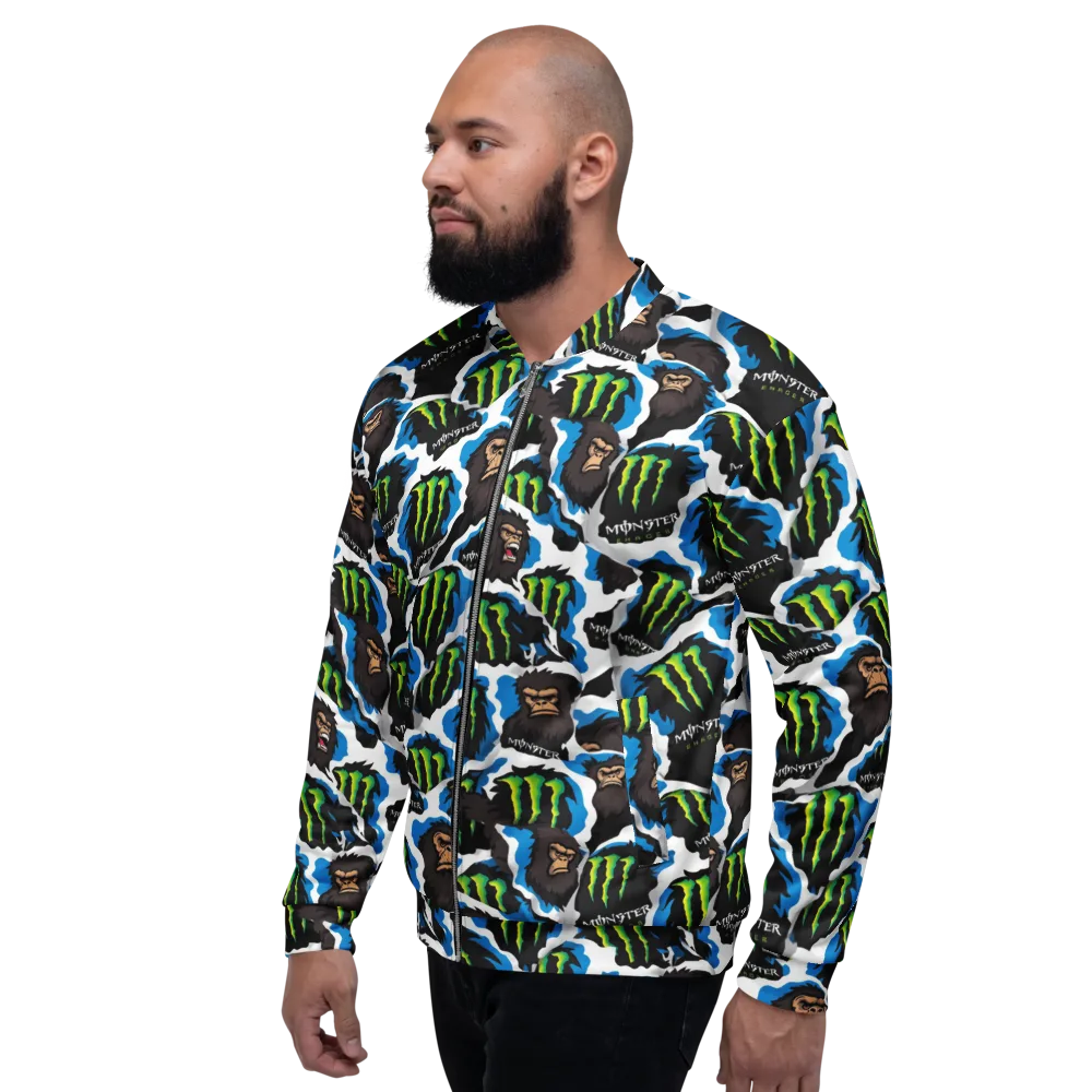 Electric Primate on Bomber Jacket — Left